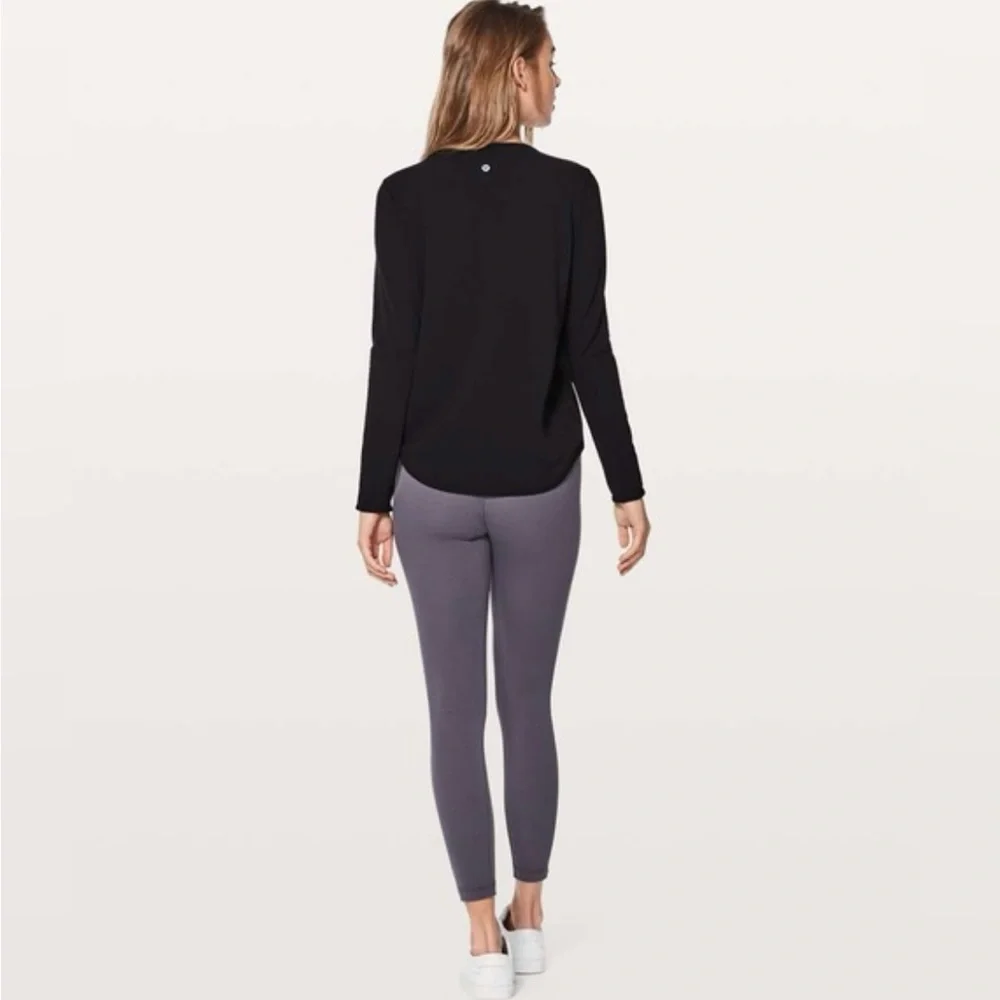 Lululemon Athletica Full freedom black wrap long sleeve